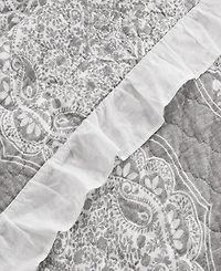 Lush Decor Lucianna Ruffle Edge Cotton 3-Pc. Bedspread Set, King