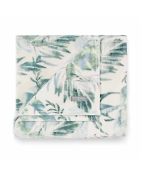 Tommy Bahama Home Wallpaper Leaves Castaway Ultra Soft Plush Throw, 50" x 70"