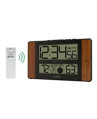 La Crosse Technology Atomic Digital Clock with Temperature and Moon Phase
