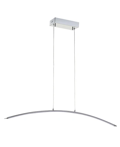 Jonathan Y Roxanna 41.5" Dimmable Adjustable Integrated Led Metal Linear Pendant