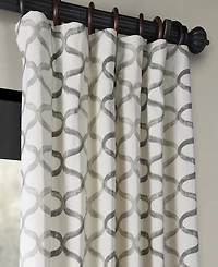 Half Price Drapes Illusions Geometric Printed Cotton Room Darkening Curtain