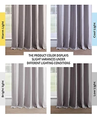 Half Price Drapes French Linen Room Darkening Curtain