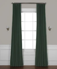 Half Price Drapes Bellino Textured Faux Linen Room Darkening Curtains For Bedroom and Living Room Curtains(1 Panel