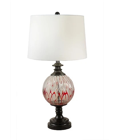 Dale Tiffany Halen Globe Painted Crystal Table Lamp