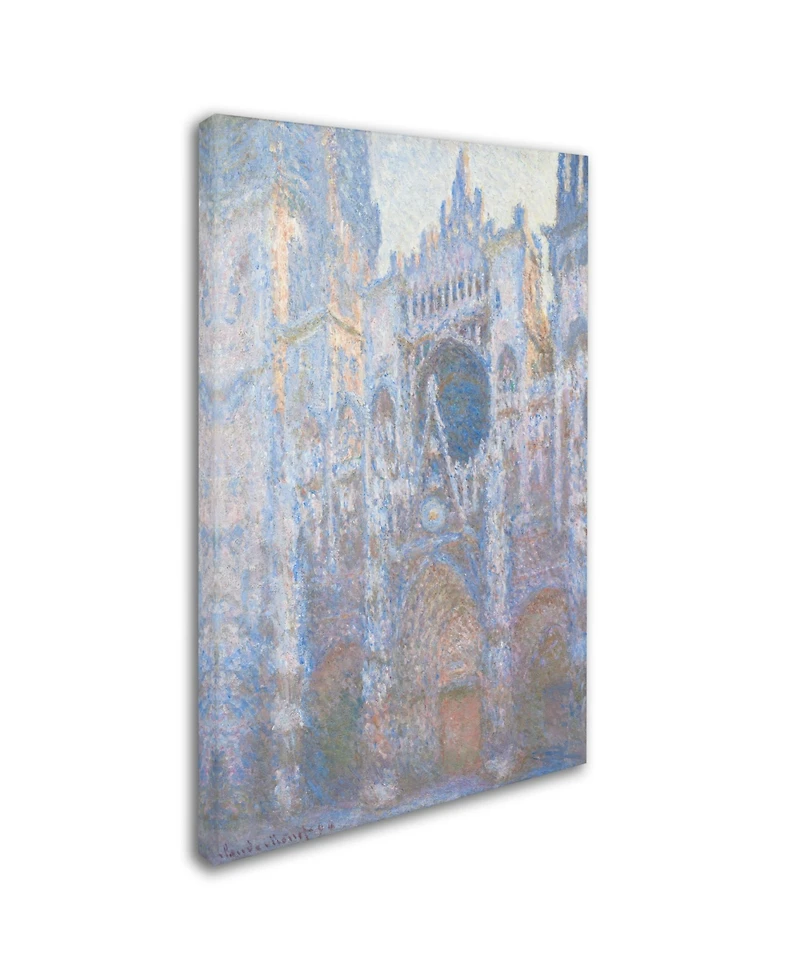 Claude Monet 'Rouen Cathedral West Facade 1894' Canvas Art - 24" x 16"