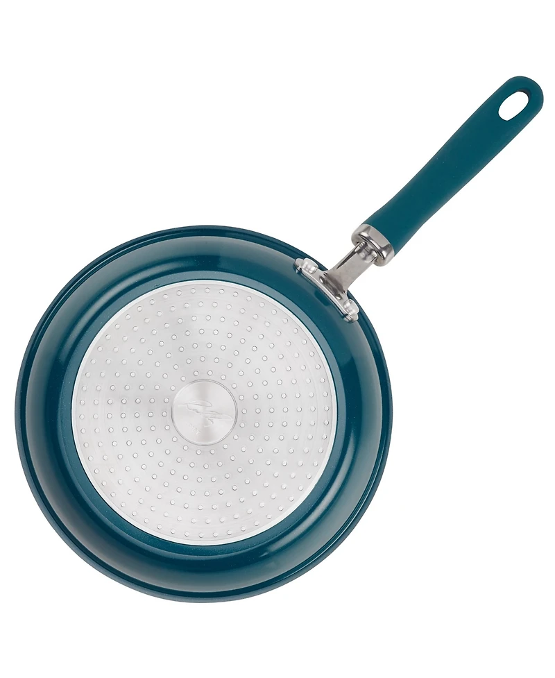 Rachael Ray Create Delicious Aluminum Nonstick Covered 9.5" Deep Skillet