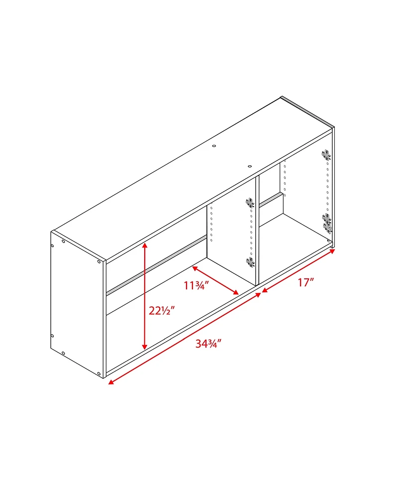 Prepac Elite 54" Wall Cabinet
