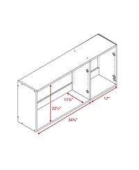 Prepac Elite 54" Wall Cabinet