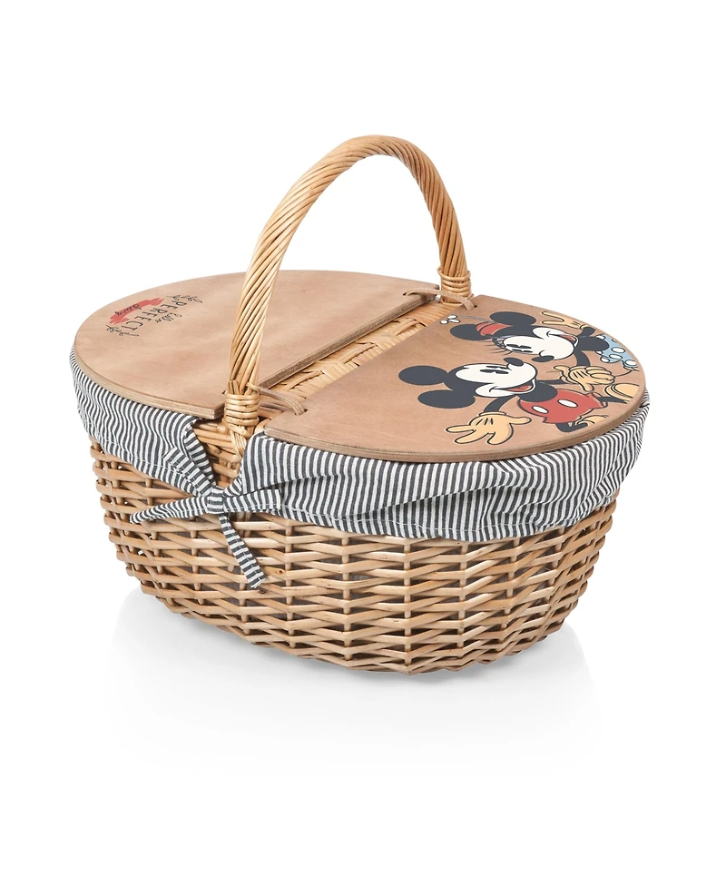 Disney Country Basket - Mickey and Minnie Navy White Stripes