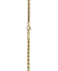 Diamond Rope Chain 18" Necklace in 10k Gold