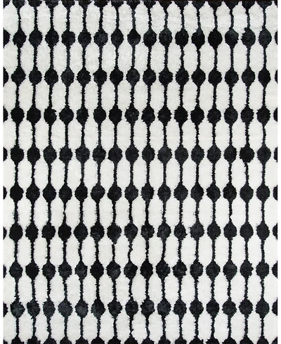 Novogratz Retro Ret-4 Black 5' x 7'6" Area Rug