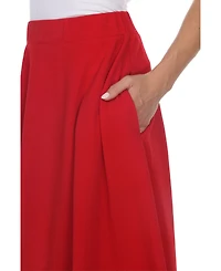 White Mark Saya Flare Skirt