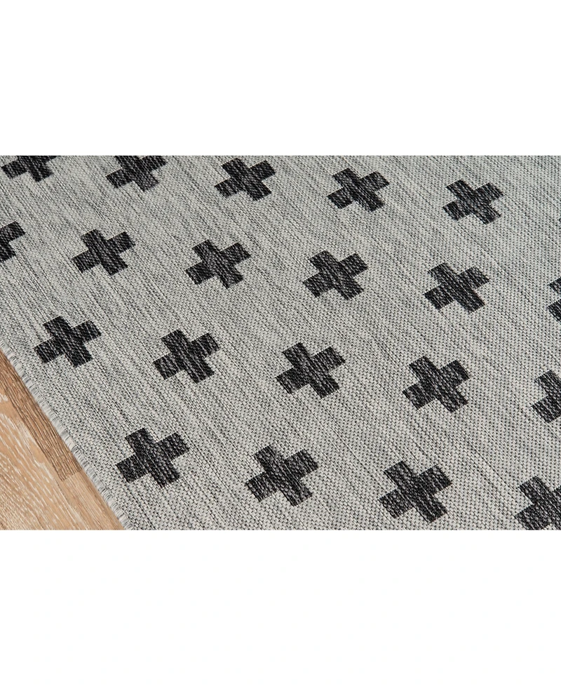 Novogratz Villa Vi- Gray 3'3" x 5' Outdoor Area Rug