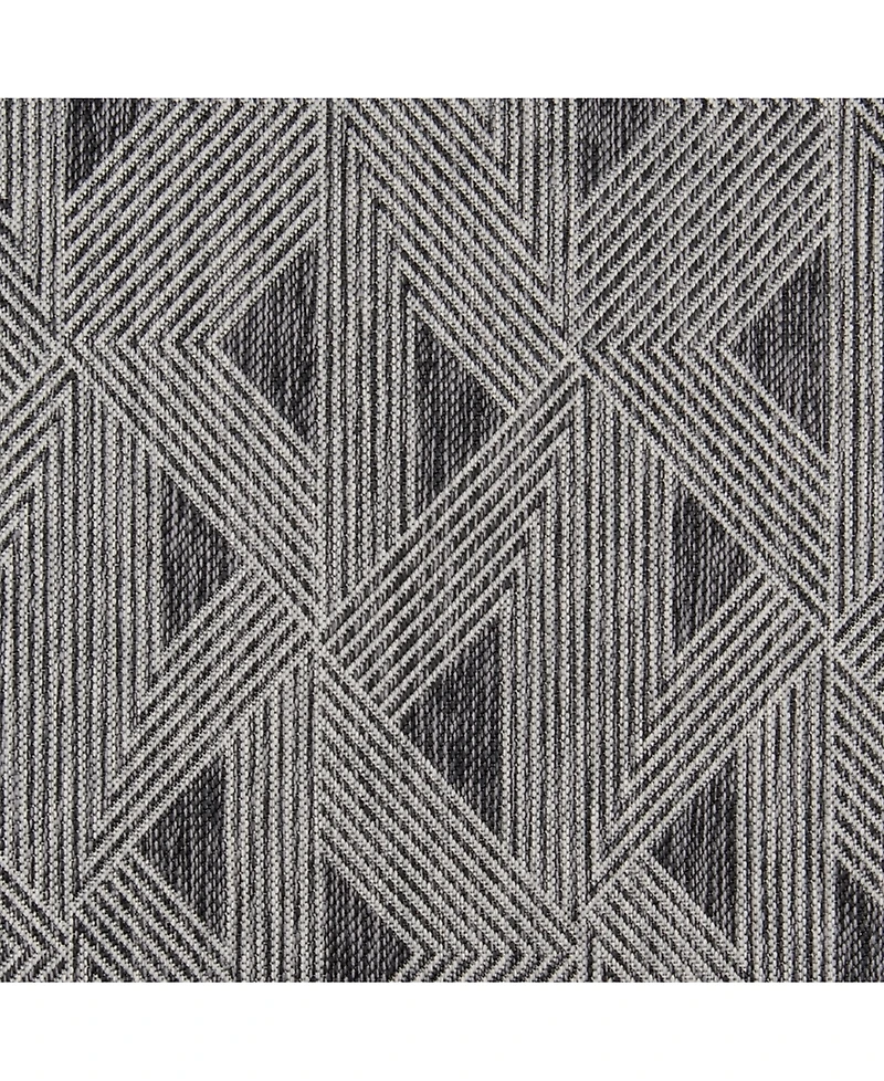 Novogratz Villa Vi-06 Charcoal 5'3" x 7'6" Outdoor Area Rug