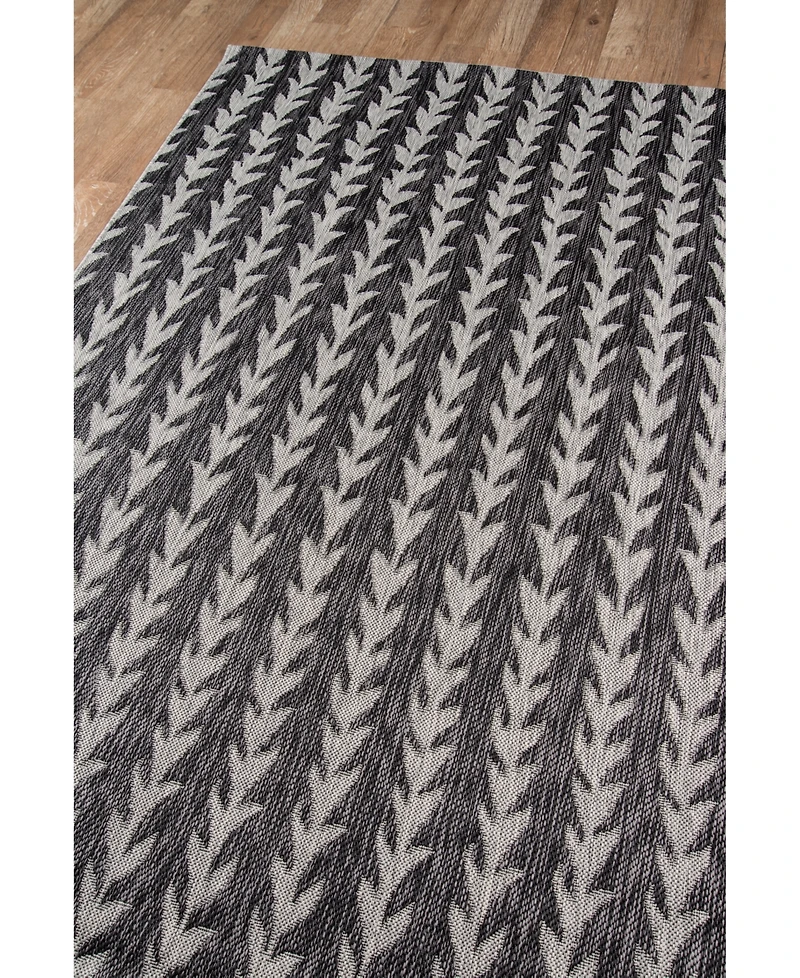 Novogratz Villa Vi- Charcoal 2'7" x 7'6" Runner Outdoor Area Rug