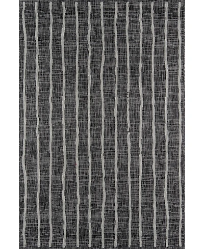 Novogratz Villa Vi-03 Charcoal 2'7" x 7'6" Runner Outdoor Area Rug