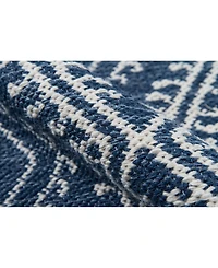 Erin Gates Easton Eas-1 Machine-Washable Pleasant Gray 7'6" x 9'6" Area Rug