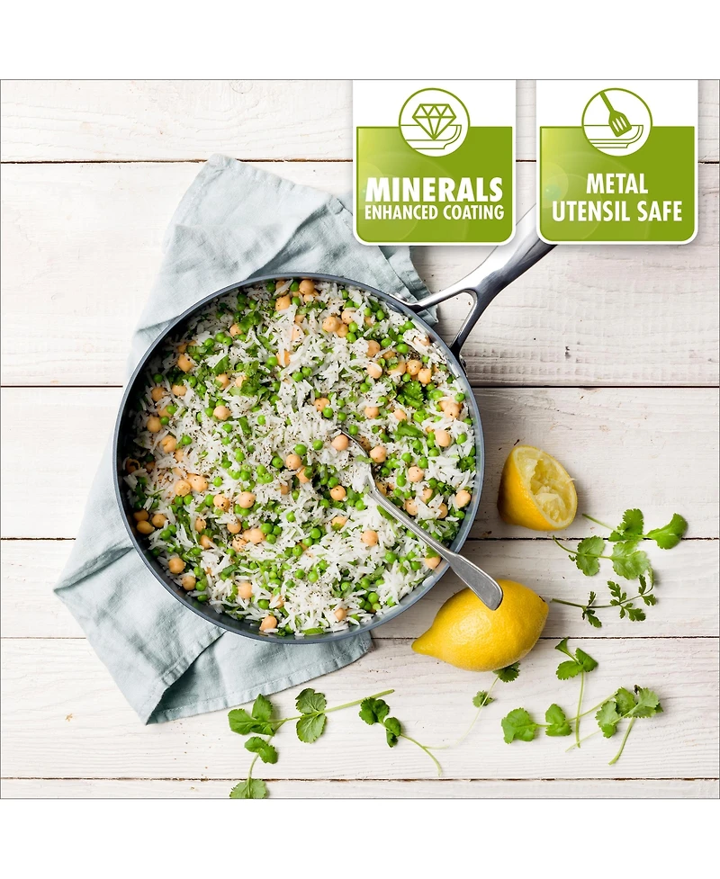 GreenPan Valencia Pro 4.5-Qt. Ceramic Non-Stick Saute Pan & Lid