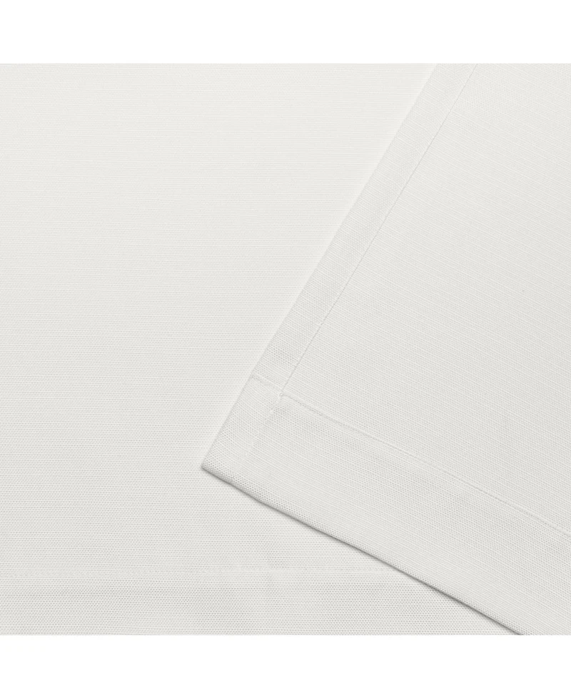 Exclusive Home Delano Heavyweight Textured Indoor/Outdoor Grommet Top Curtain Panel Pair