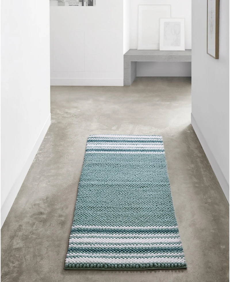 Vcny Home Aiden Jacquard Chenille Bath Rug, 24" x 60"