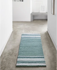 Vcny Home Aiden Jacquard Chenille Bath Rug, 24" x 60"