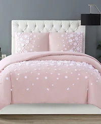 Christian Siriano Confetti Flowers 3 Piece Comforter Set, King