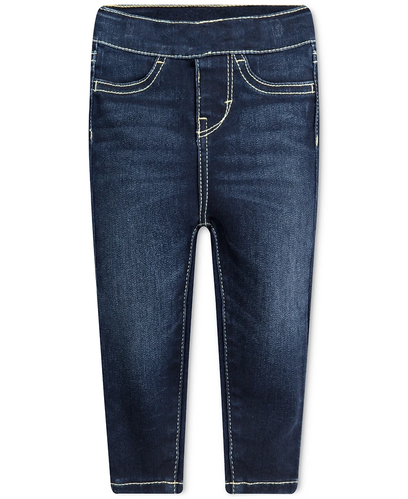 Levi's Little Girls Adjustable Waistband Stretch Jeggings
