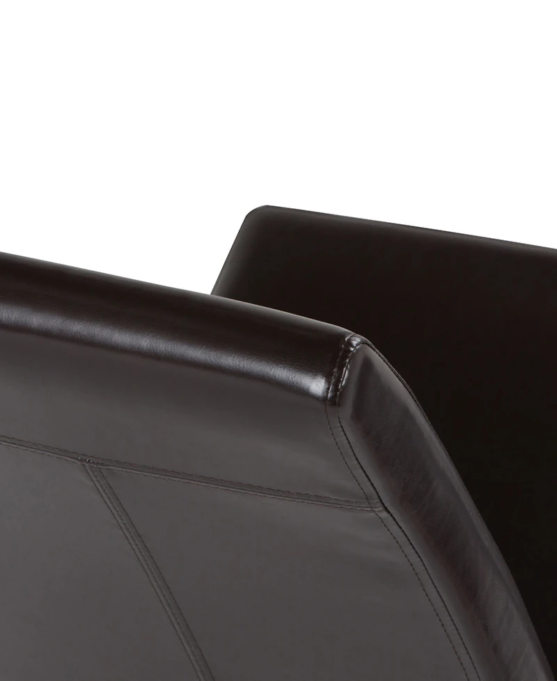 Avery Faux Leather Parson Chairs, Quick Ship (Set of 2)