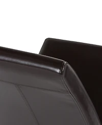 Avery Faux Leather Parson Chairs, Quick Ship (Set of 2)