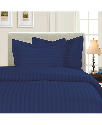 Elegant Comfort Luxurious Stripe Wrinkle-Free 3-Pc. Duvet Cover Set, Full/Queen