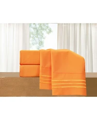 Elegant Comfort Luxury Soft Solid -Pc. Sheet Set