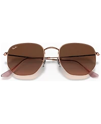 Ray-Ban Unisex Sunglasses, RB3548N Hexagonal Flat Lenses