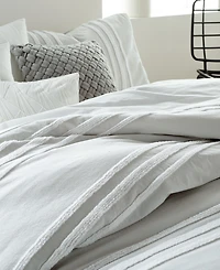 Dkny Chenille Stripe 3-Pc. Comforter Set