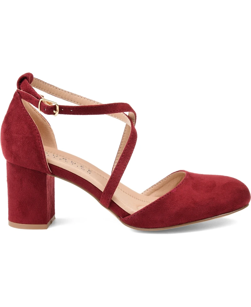 Journee Collection Women's Foster Crisscross Heels