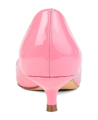Journee Collection Women's Lutana Pointed Toe Kitten Heel Pumps