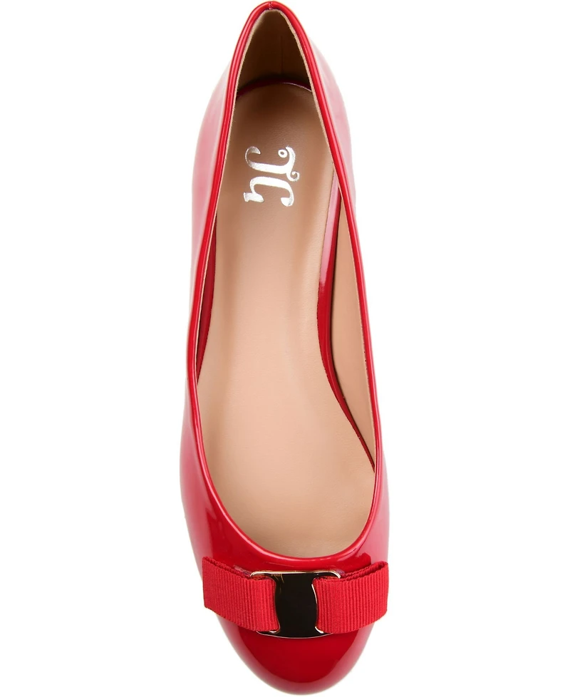 Journee Collection Women's Kim Bow Ballet Flats