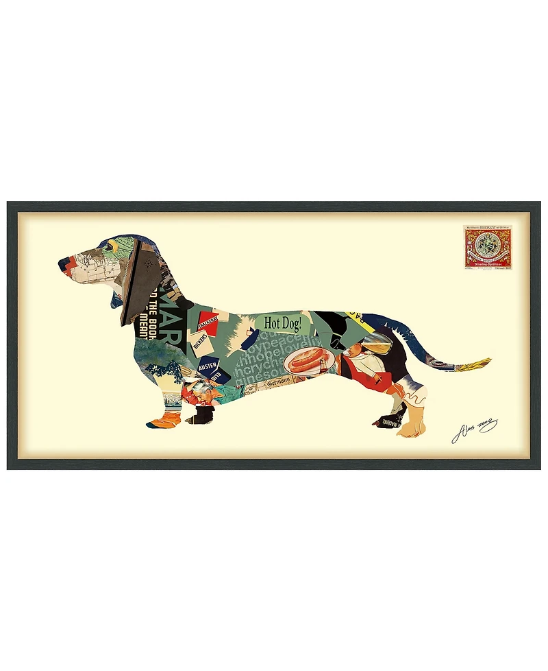Empire Art Direct 'Dachshund' Dimensional Collage Wall Art - 25'' x 48''