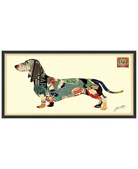 Empire Art Direct 'Dachshund' Dimensional Collage Wall Art - 25'' x 48''