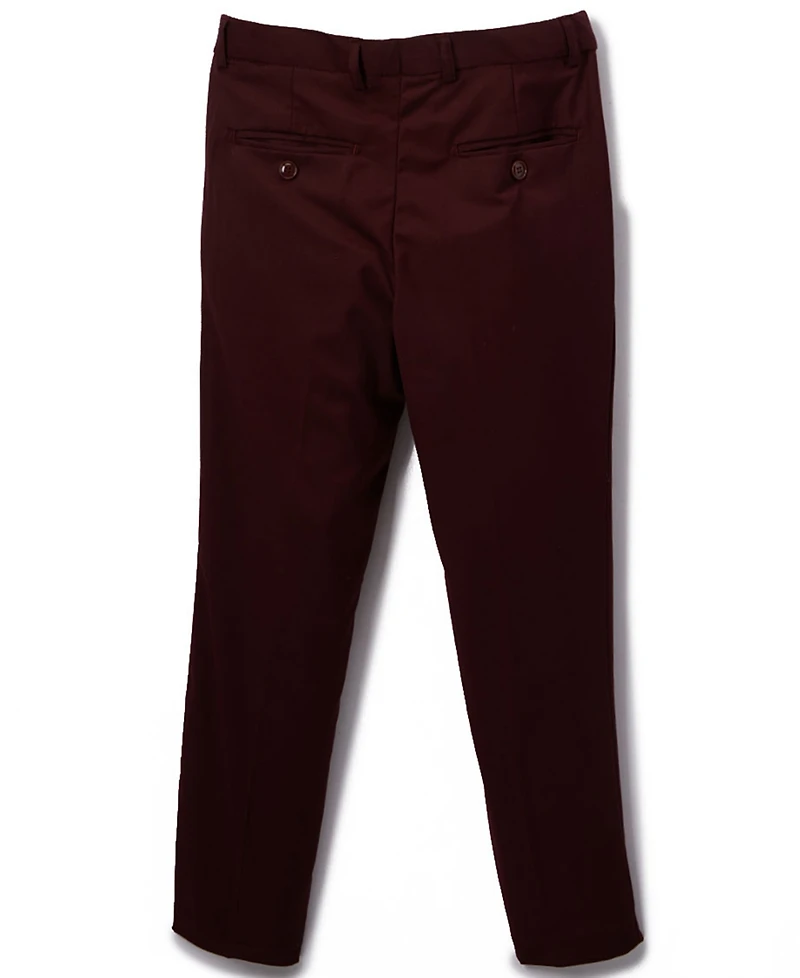 Perry Ellis Toddler Boy's 5-Piece Shirt, Tie, Jacket, Vest and Pants Solid Suit Set