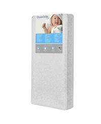 Dream On Me Baby Slumberland 260 Coil 6” Crib Mattress, Green Guard Gold Certified