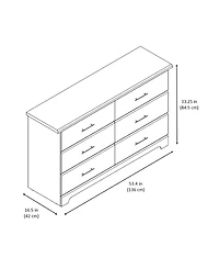 Storkcraft Brookside 6 Drawer Double Dresser