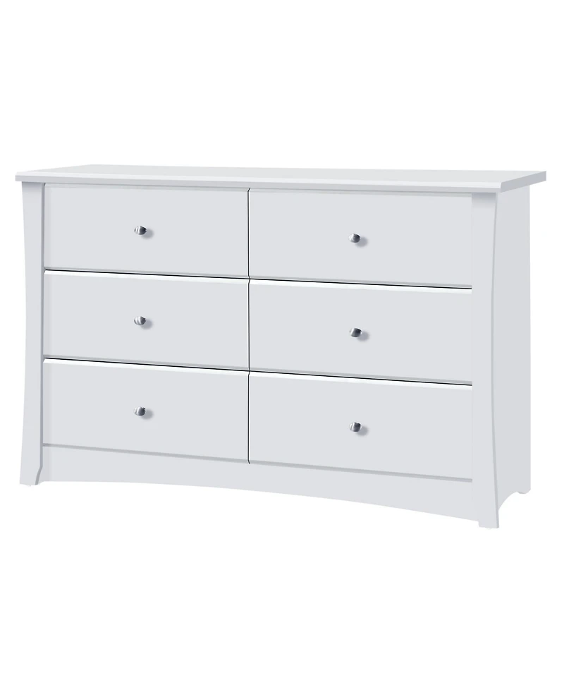 Storkcraft Crescent 6 Drawer Double Dresser