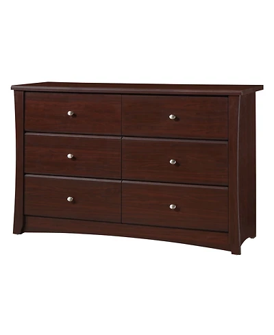Storkcraft Crescent 6 Drawer Double Dresser