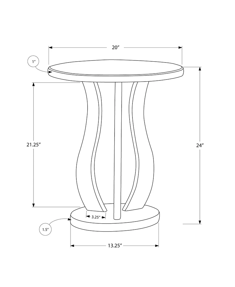 Monarch Specialties End Table