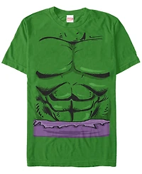 Marvel Men's Hulk Chest Costume Short Sleeve T-Shirt