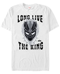 Marvel Men's Black Panther Long Live The King of Wakanda Short Sleeve T-Shirt