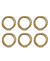 Design Imports Intertwined Napkin Ring Set of 6