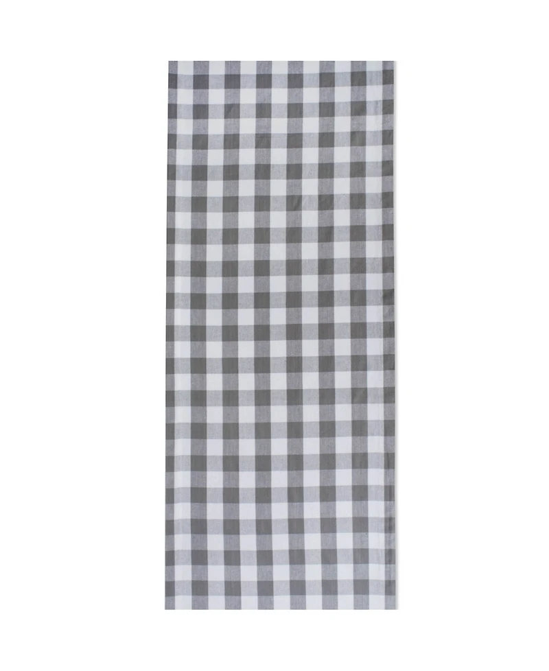 Design Imports Checkers Table Runner 14" x 72"