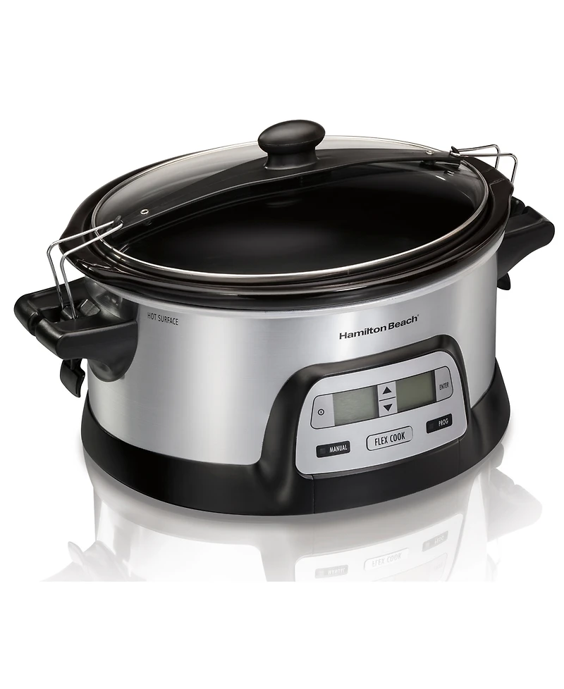 Hamilton Beach Programmable Flex Cook 6 Quart Slow Cooker - 33861