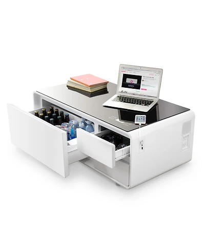 Sobro Smart Storage Coffee Table with Refrigerated Drawer